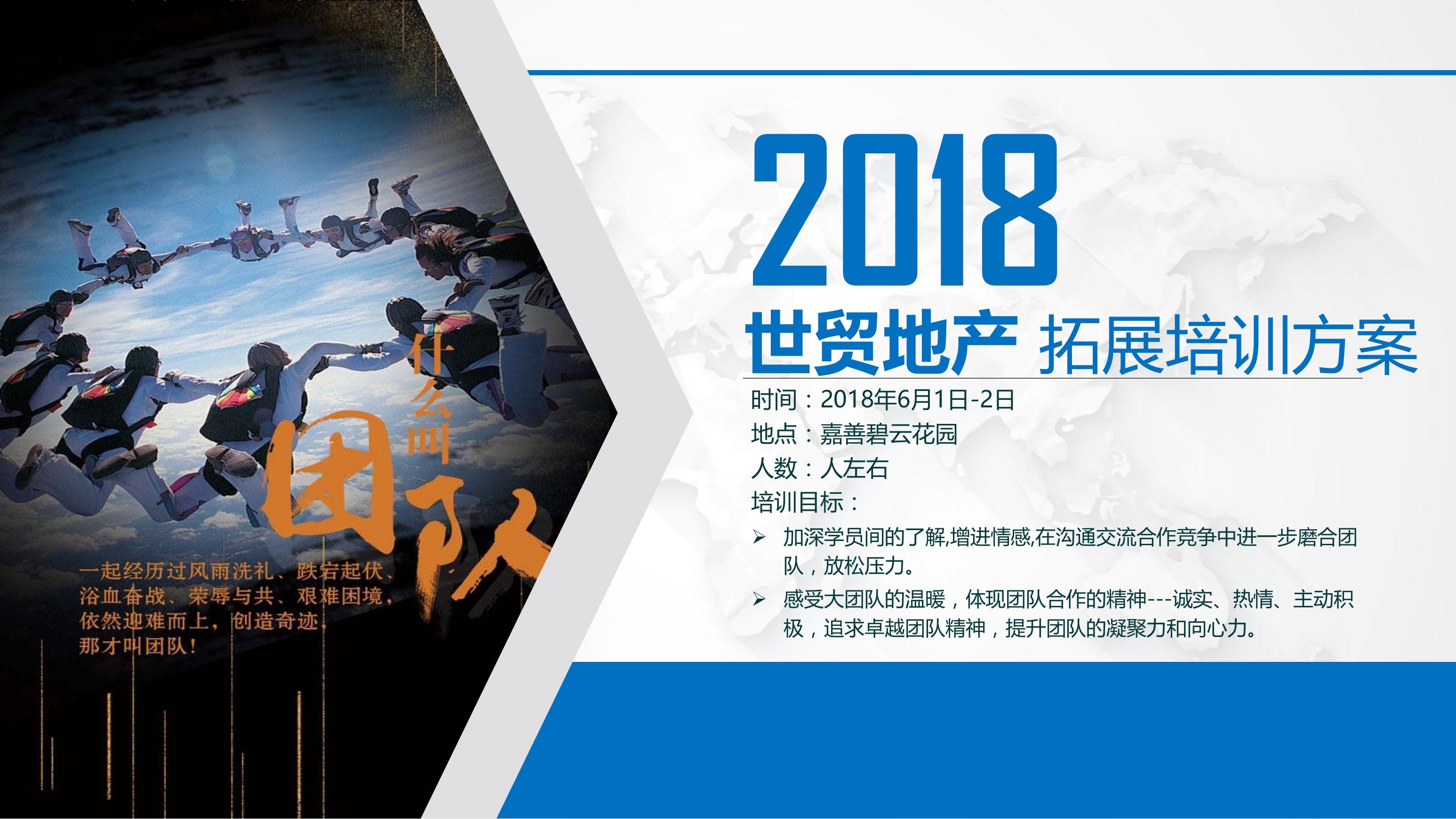 不限团建拓展策划方案ppt
