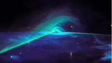 北极光 激光秀 激光隧道