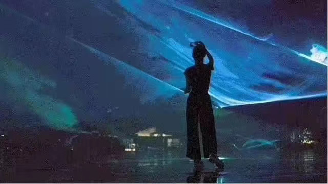 北极光 激光秀 激光隧道