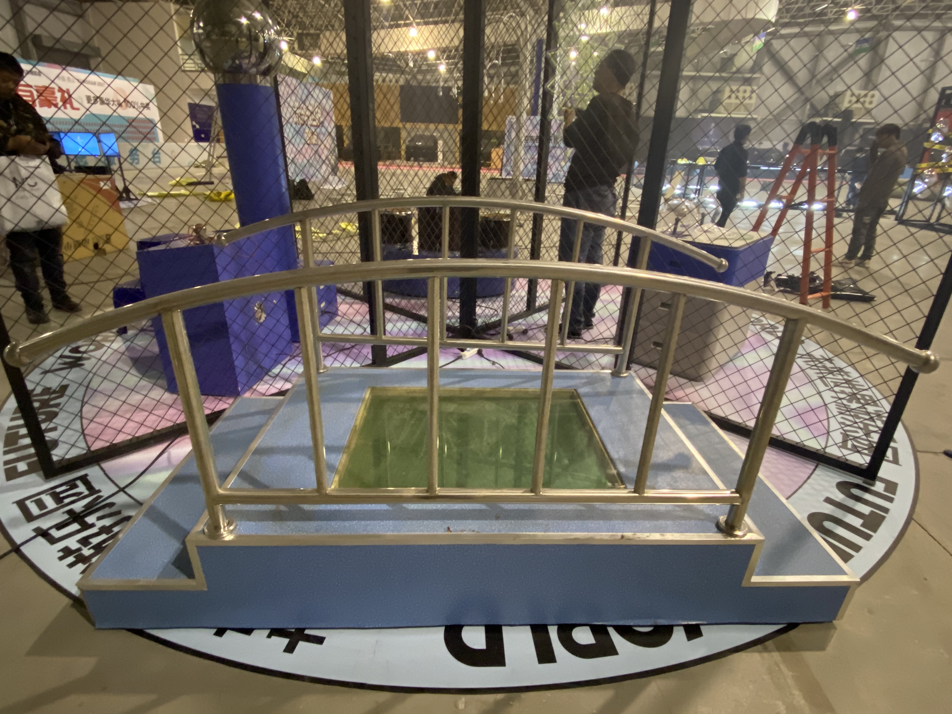 科教主题互动科技展怒发冲冠穿三维针雕