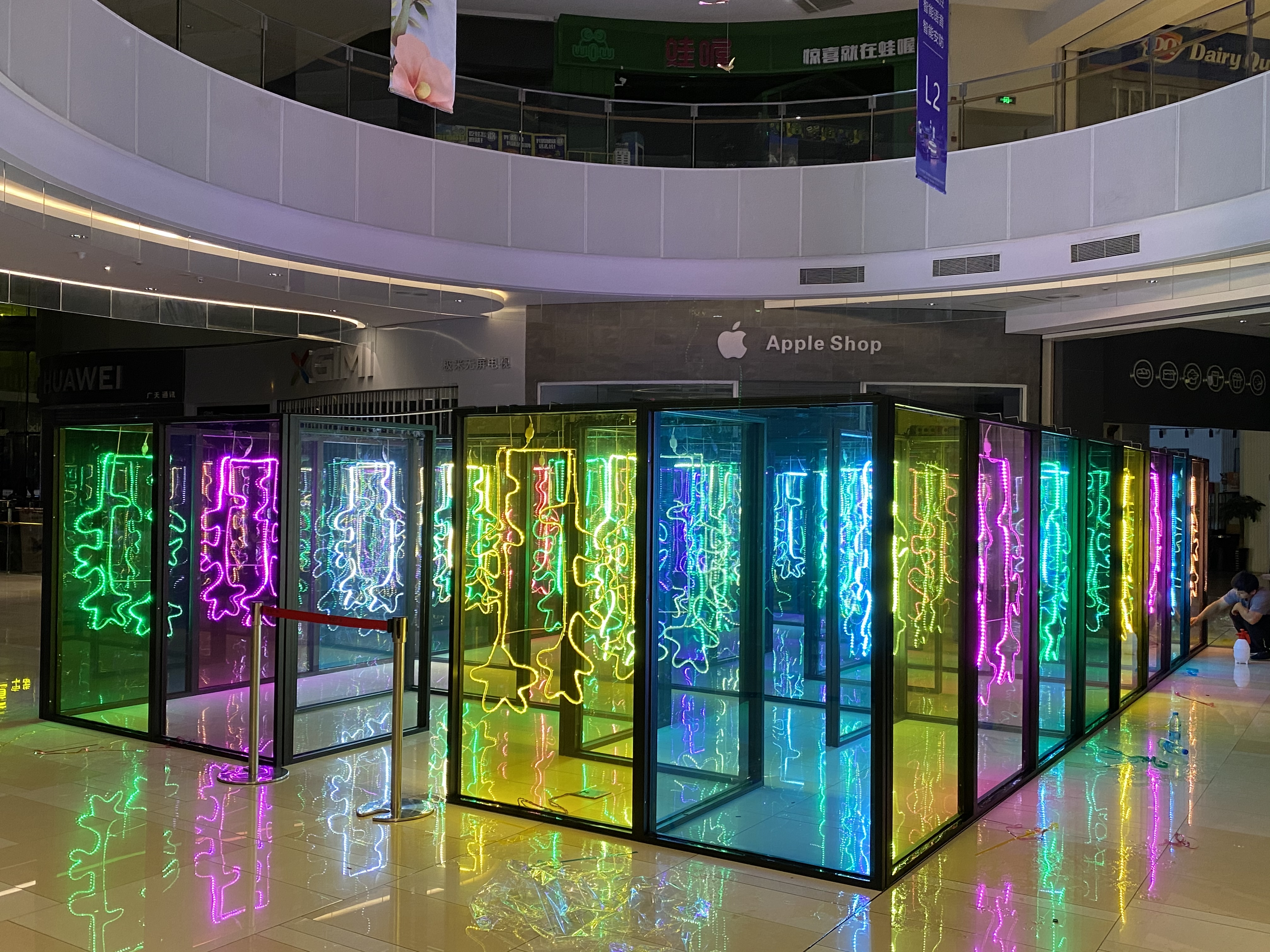 星空花园迷宫 商场美陈装置