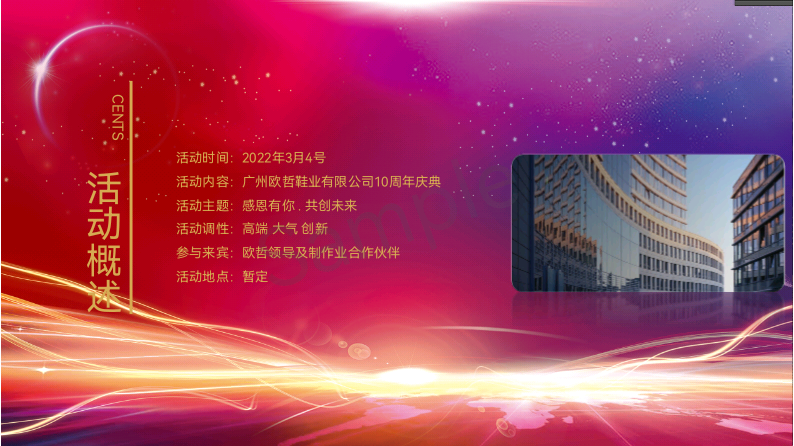 十周庆典方案