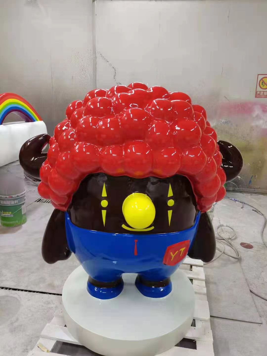 吉祥物IP公仔玻璃钢雕塑定制