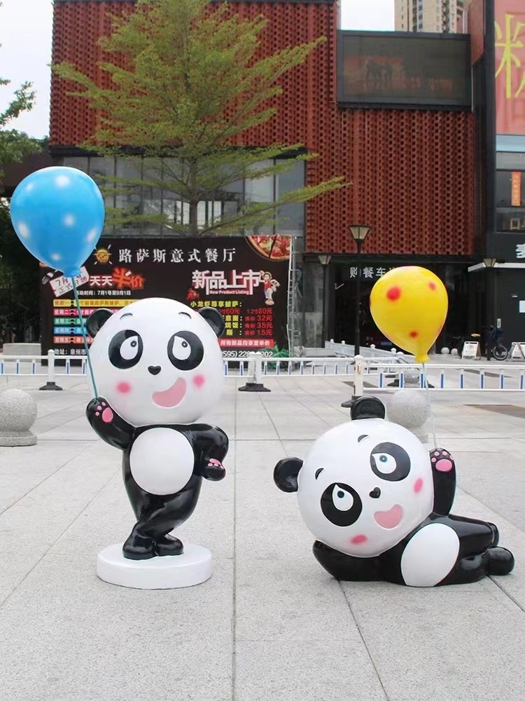 吉祥物IP公仔玻璃钢雕塑定制