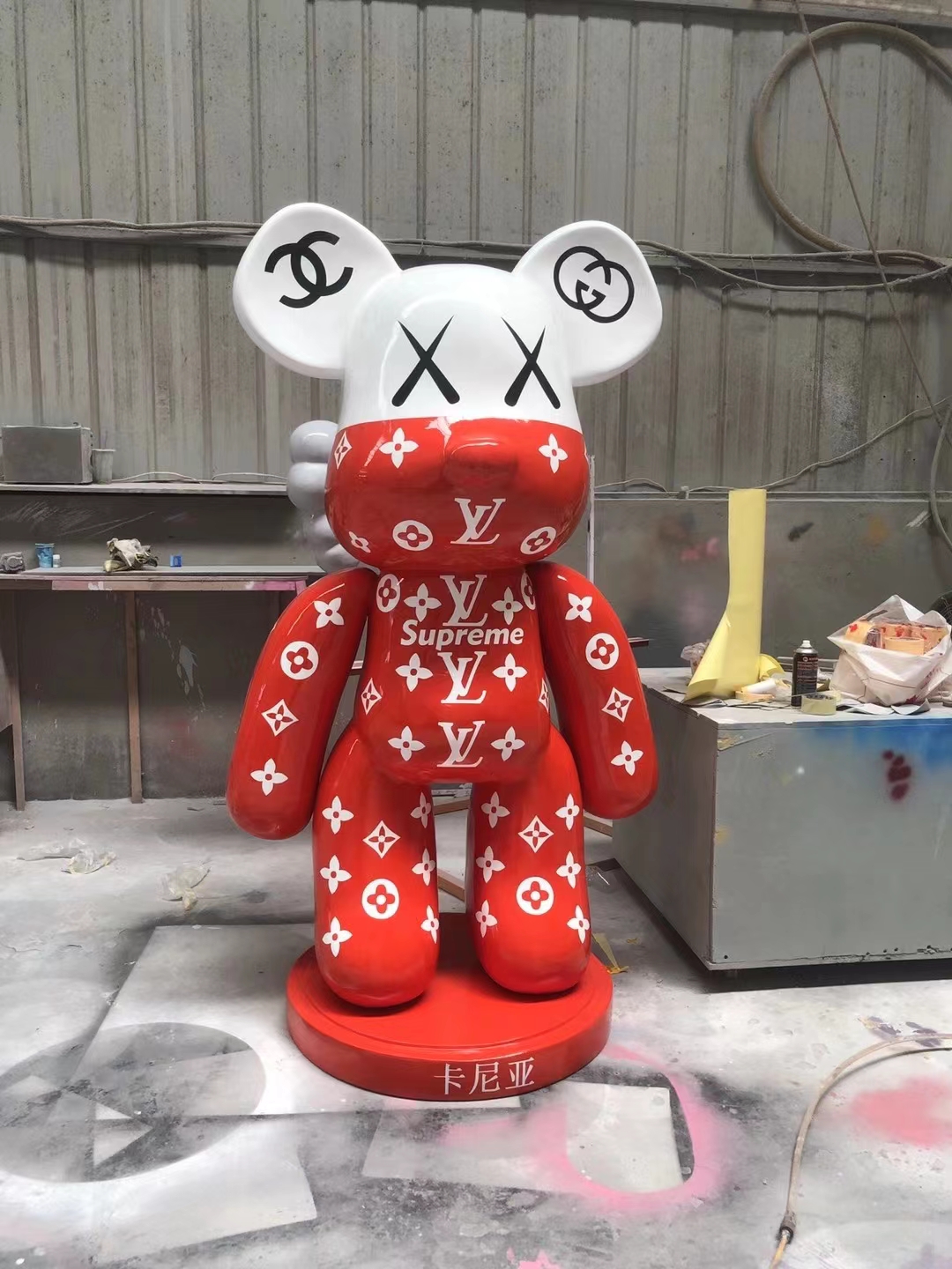 吉祥物IP公仔玻璃钢雕塑定制
