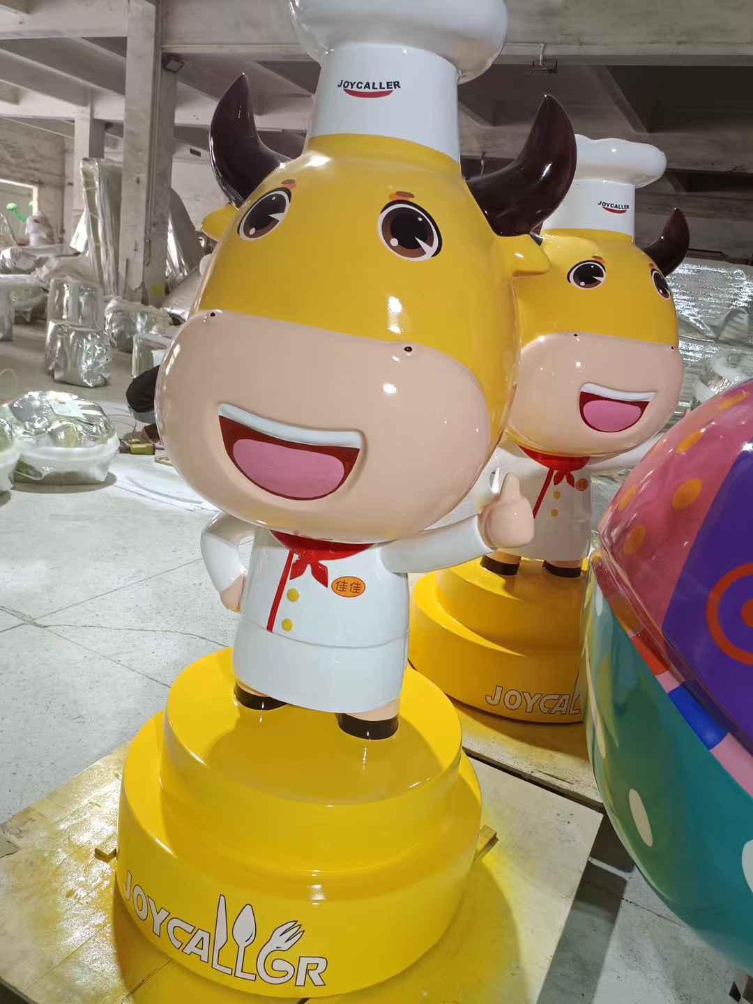 吉祥物IP公仔玻璃钢雕塑定制