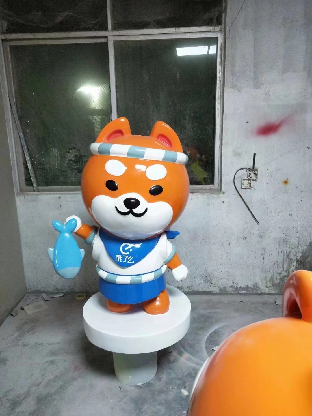 吉祥物IP公仔玻璃钢雕塑定制