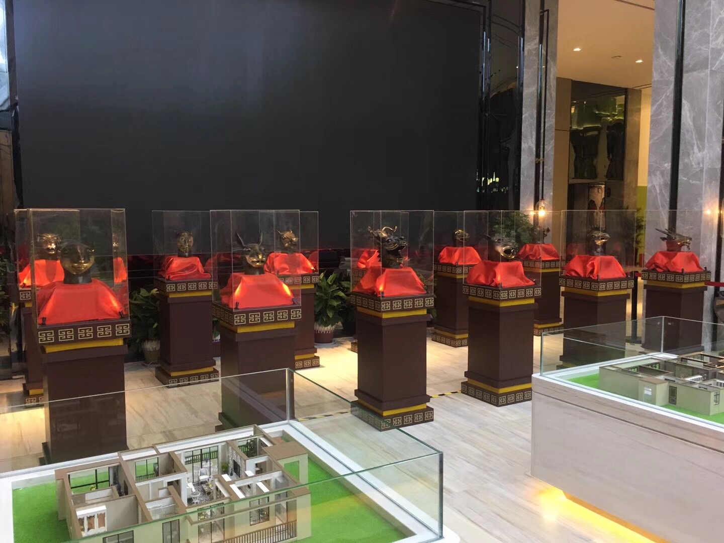 十二生肖兽首 仿真玉玺展