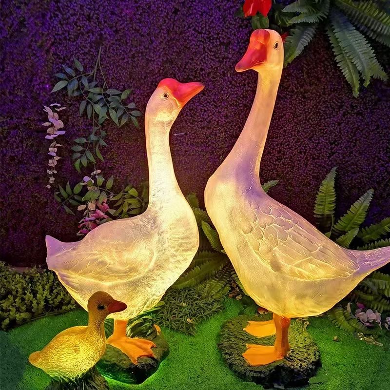 夜游灯光美陈北极光灯光节恐龙展暖场互动道具