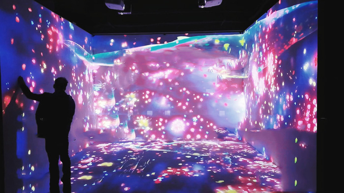 AR互动光影展 网红美陈灯光互动空间 AR光影秀