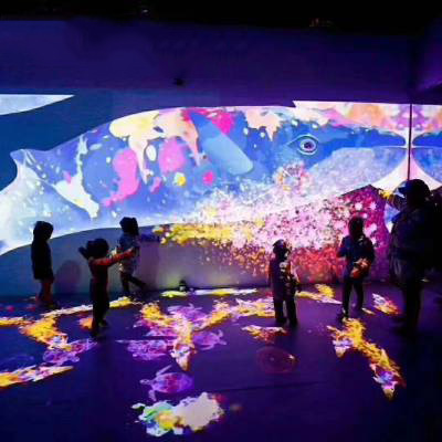 AR互动光影展 网红美陈灯光互动空间 AR光影秀