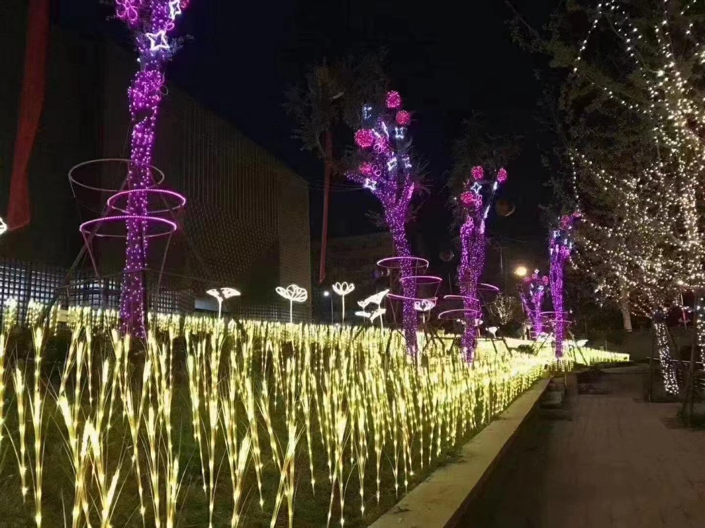 树木亮化营销中心灯光暖场商超文旅夜游引流