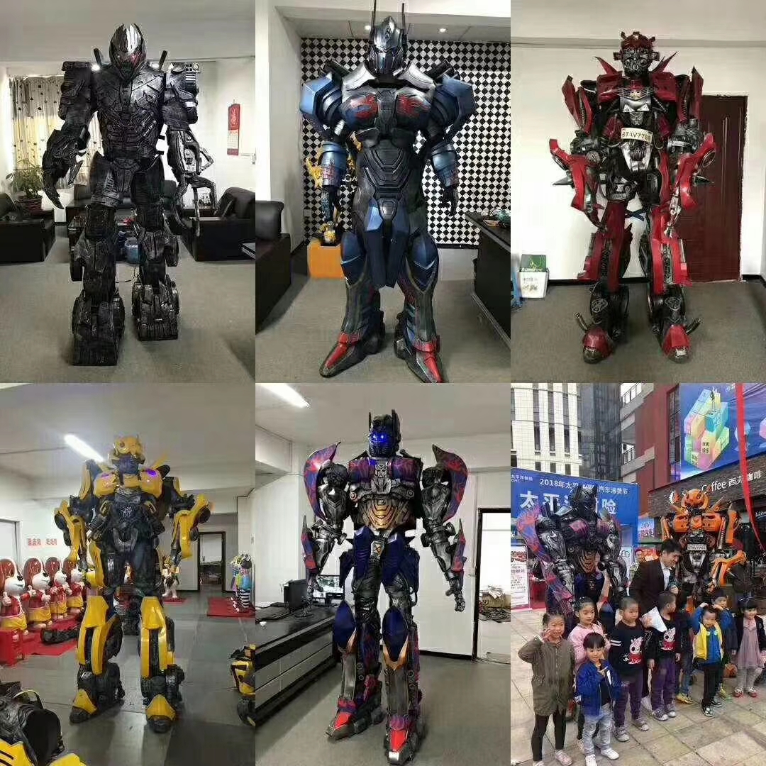 抖音网红威震天同款 可穿戴变形金刚演出服装 厂家直出