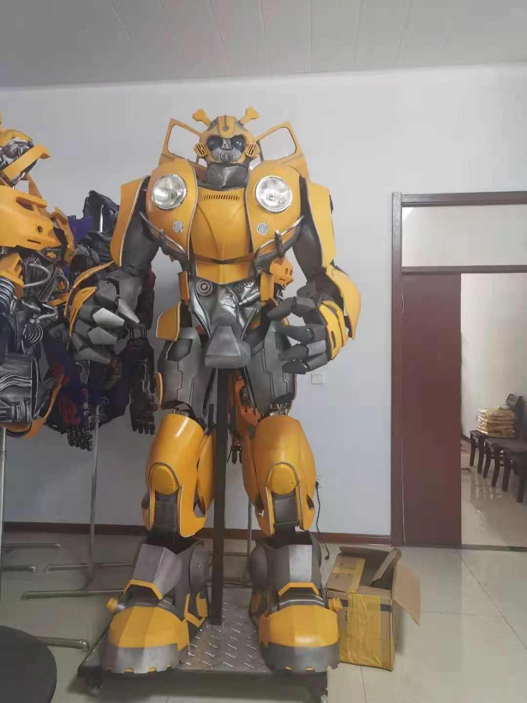 抖音网红威震天同款 可穿戴变形金刚演出服装 厂家直出