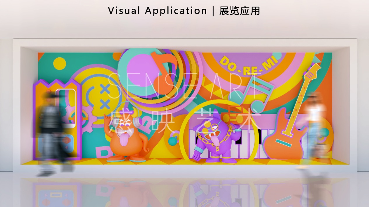 【哆来咪圣诞狂响曲】英国奇趣脑洞插画艺术家主题IP美陈装置展