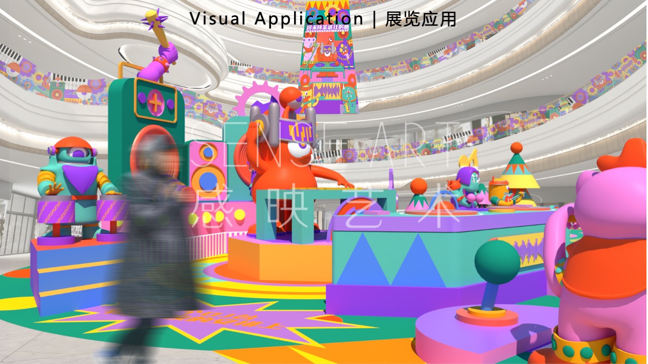 【哆来咪圣诞狂响曲】英国奇趣脑洞插画艺术家主题IP美陈装置展
