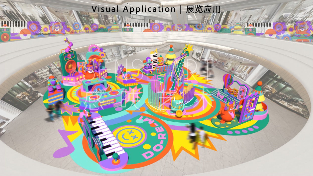 【哆来咪圣诞狂响曲】英国奇趣脑洞插画艺术家主题IP美陈装置展