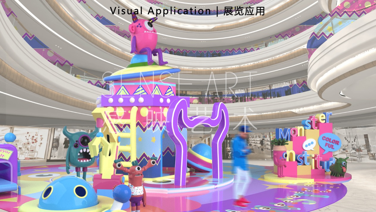 【超能怪兽研究所】墨西哥奇趣脑洞插画艺术家艺术IP美陈装置展
