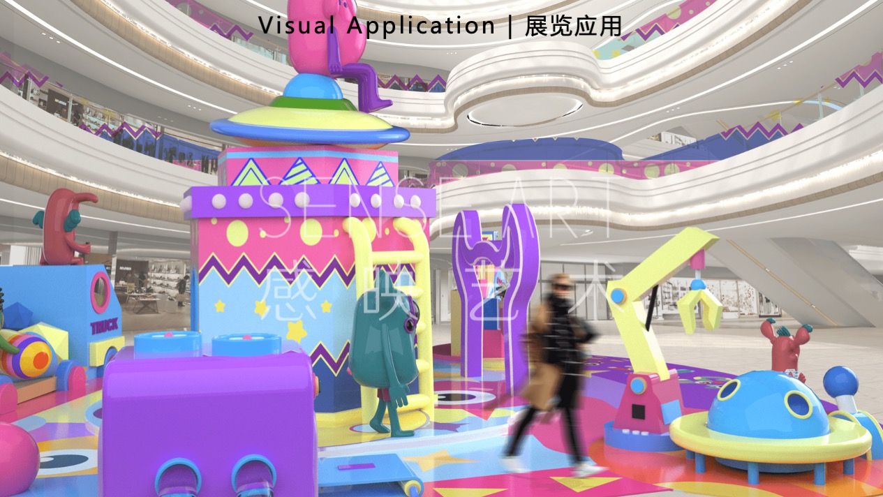 【超能怪兽研究所】墨西哥奇趣脑洞插画艺术家艺术IP美陈装置展
