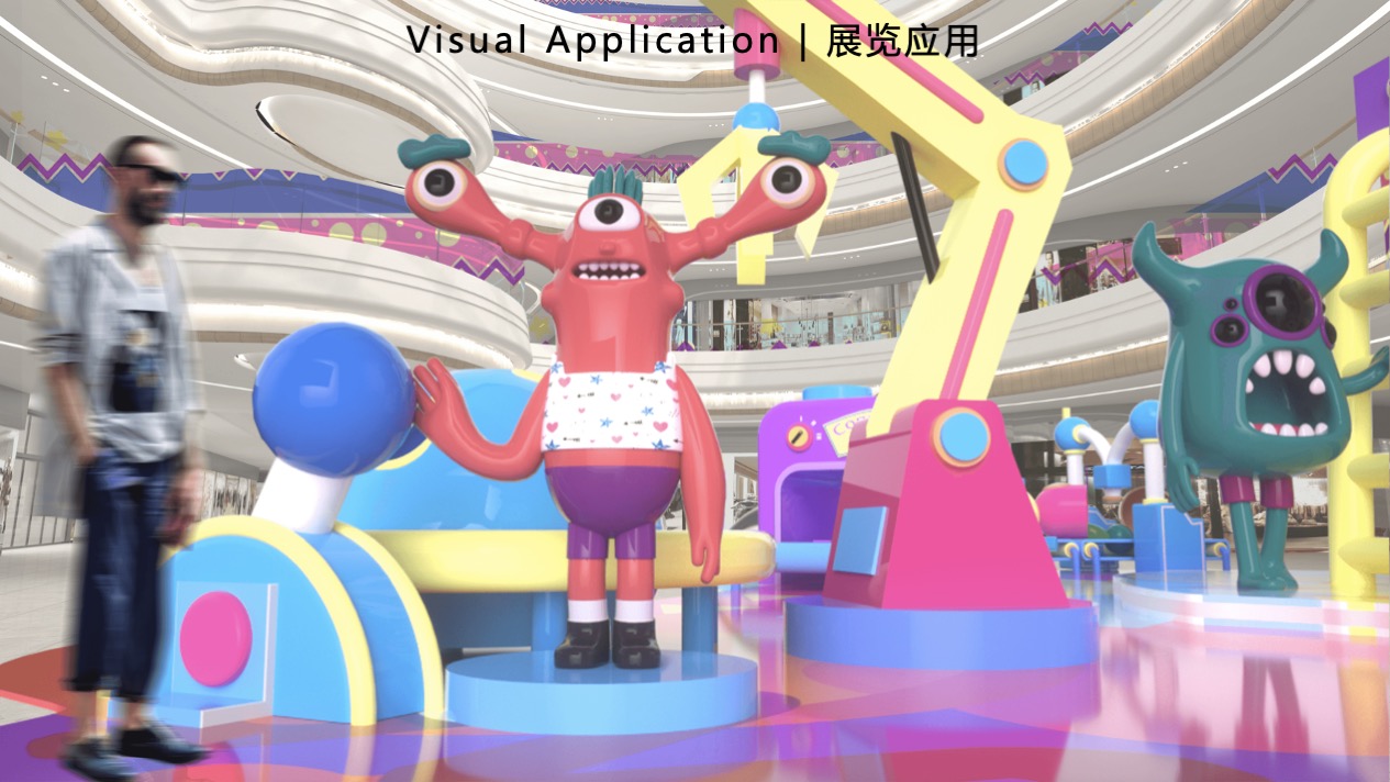 【超能怪兽研究所】墨西哥奇趣脑洞插画艺术家艺术IP美陈装置展