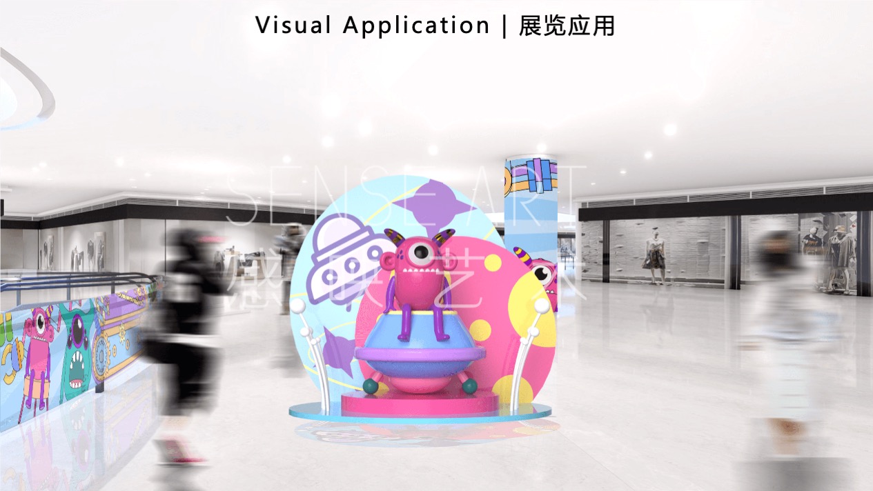【超能怪兽研究所】墨西哥奇趣脑洞插画艺术家艺术IP美陈装置展