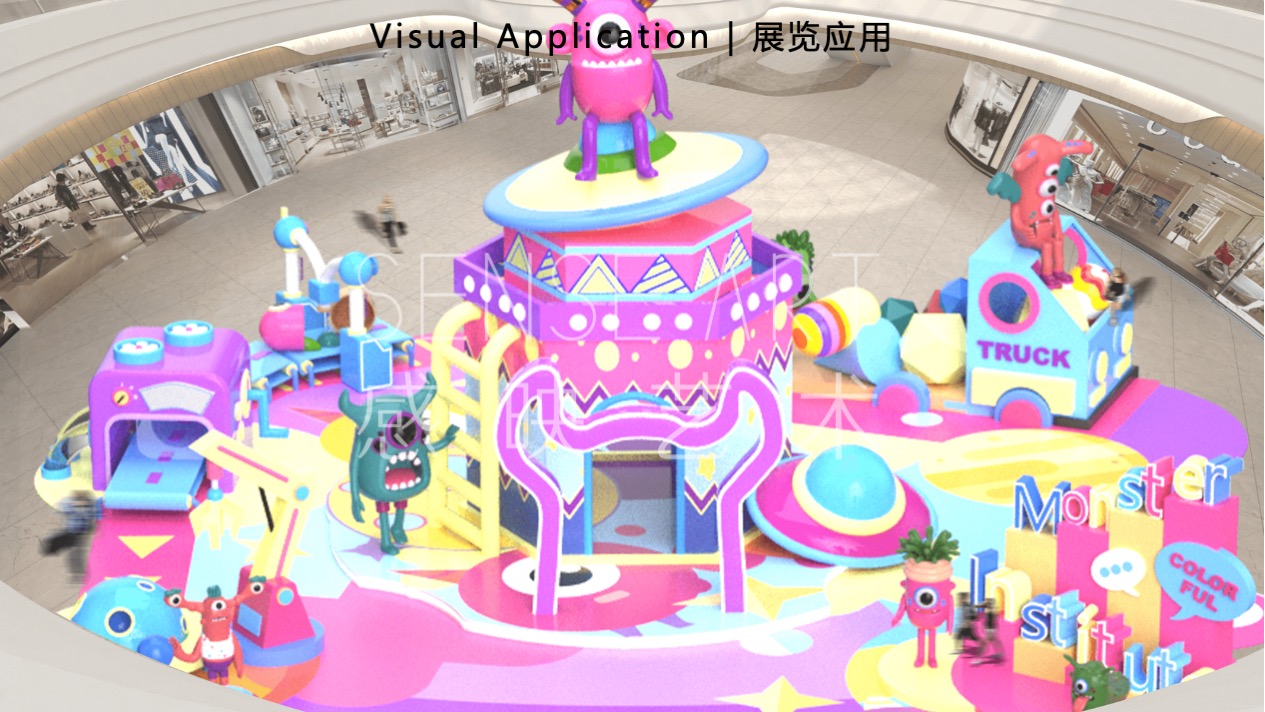 【超能怪兽研究所】墨西哥奇趣脑洞插画艺术家艺术IP美陈装置展