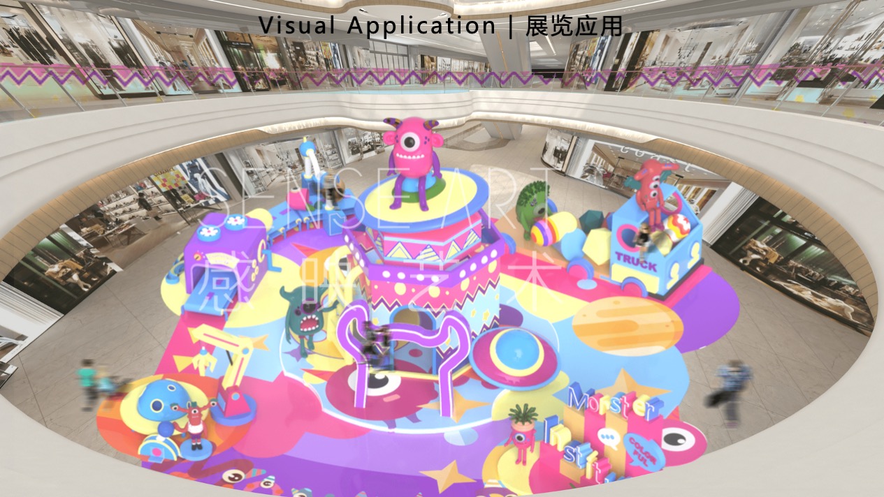 【超能怪兽研究所】墨西哥奇趣脑洞插画艺术家艺术IP美陈装置展