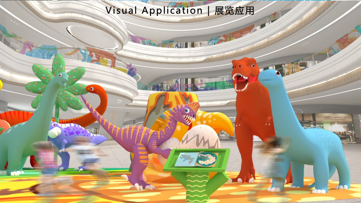 【奇趣恐龙乐园】意大利萌趣潮玩插画艺术家主题IP气模装置展