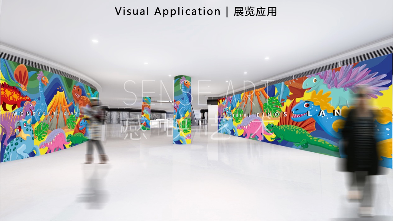 【奇趣恐龙乐园】意大利萌趣潮玩插画艺术家主题IP气模装置展