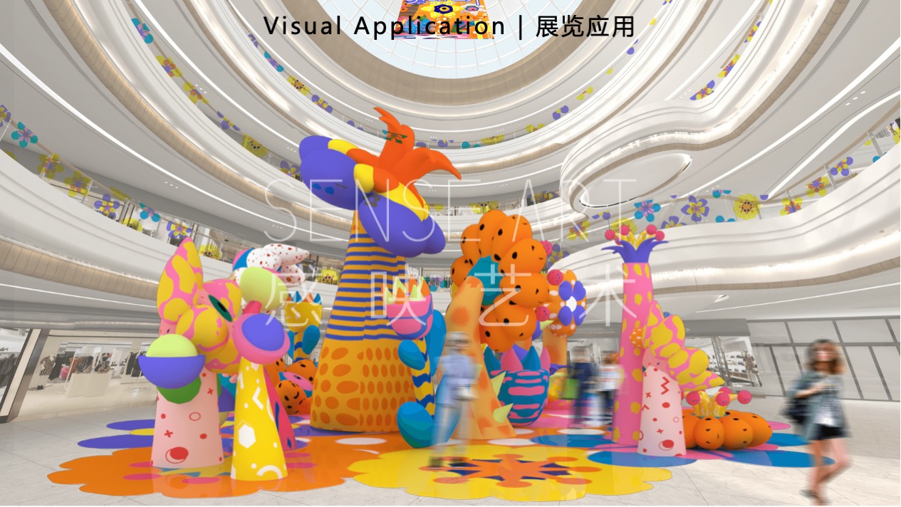 【奇花异世界】菲律宾妙趣生活艺术家艺术IP美陈装置展