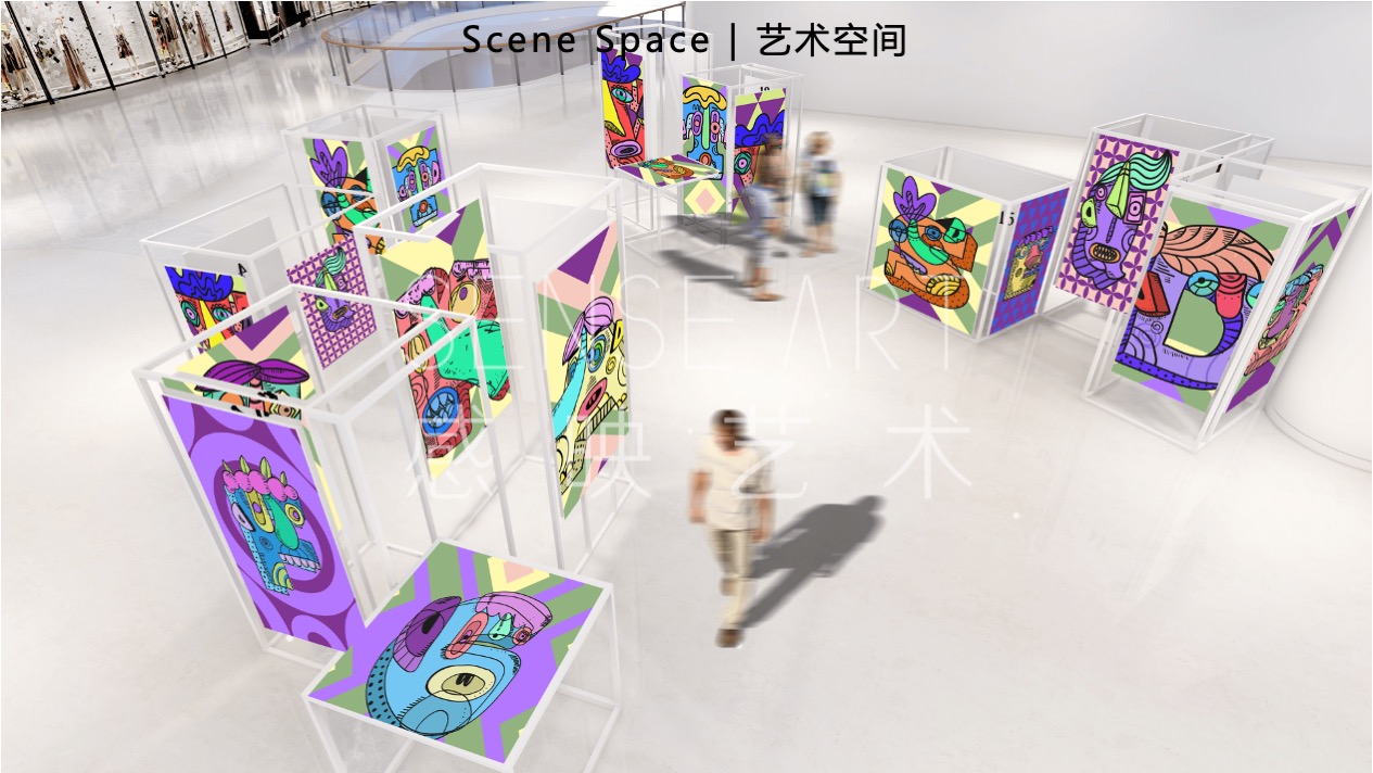 【怪诞字母乐园】墨西哥奇趣脑洞插画艺术家主题IP美陈装置展