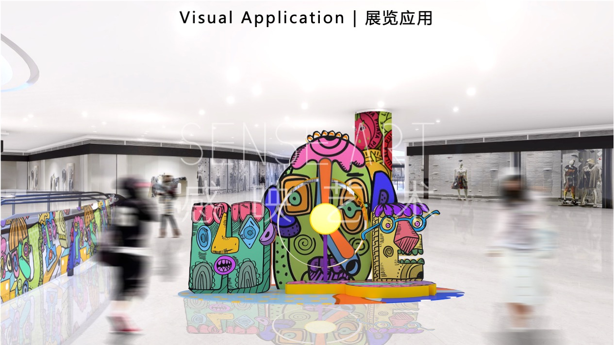 【怪诞字母乐园】墨西哥奇趣脑洞插画艺术家主题IP美陈装置展