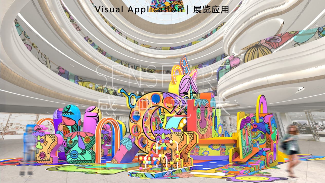 【怪诞字母乐园】墨西哥奇趣脑洞插画艺术家主题IP美陈装置展