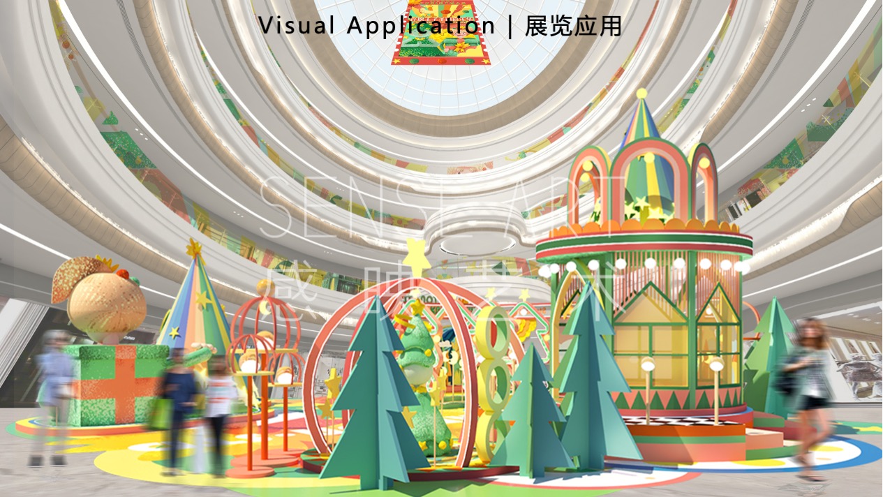 【许愿王子圣诞嘉年华】俄罗斯插画艺术家主题IP美陈装置展