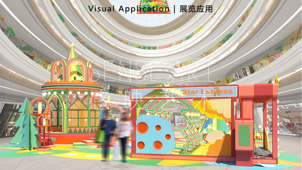 【许愿王子圣诞嘉年华】俄罗斯插画艺术家主题IP美陈装置展