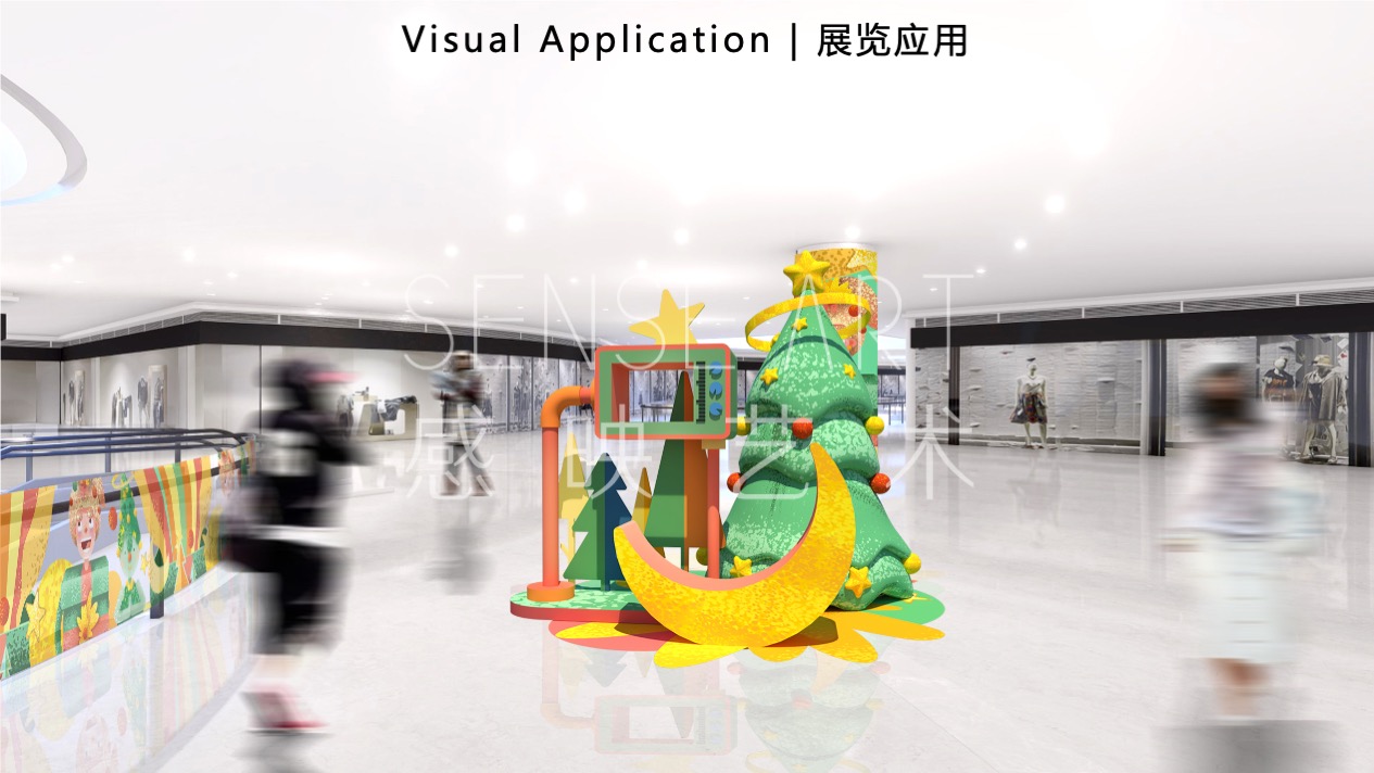 【许愿王子圣诞嘉年华】俄罗斯插画艺术家主题IP美陈装置展