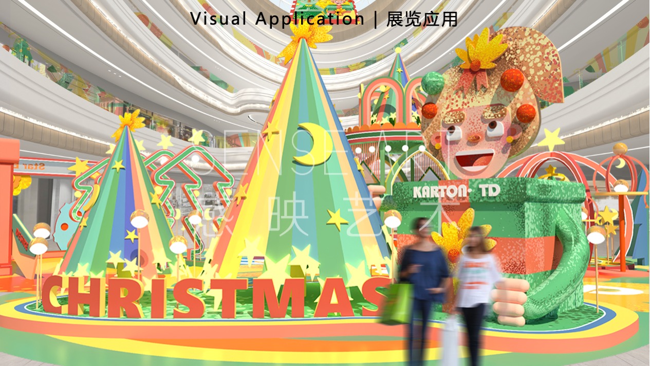 【许愿王子圣诞嘉年华】俄罗斯插画艺术家主题IP美陈装置展