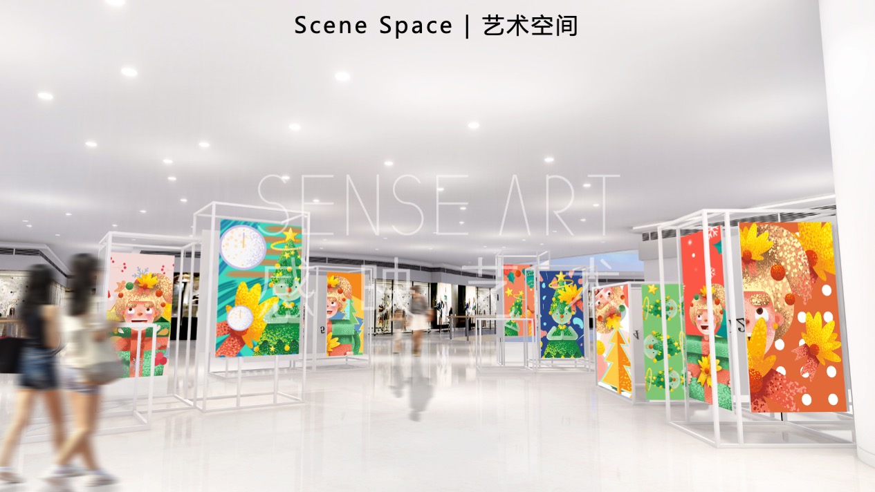 【许愿王子圣诞嘉年华】俄罗斯插画艺术家主题IP美陈装置展