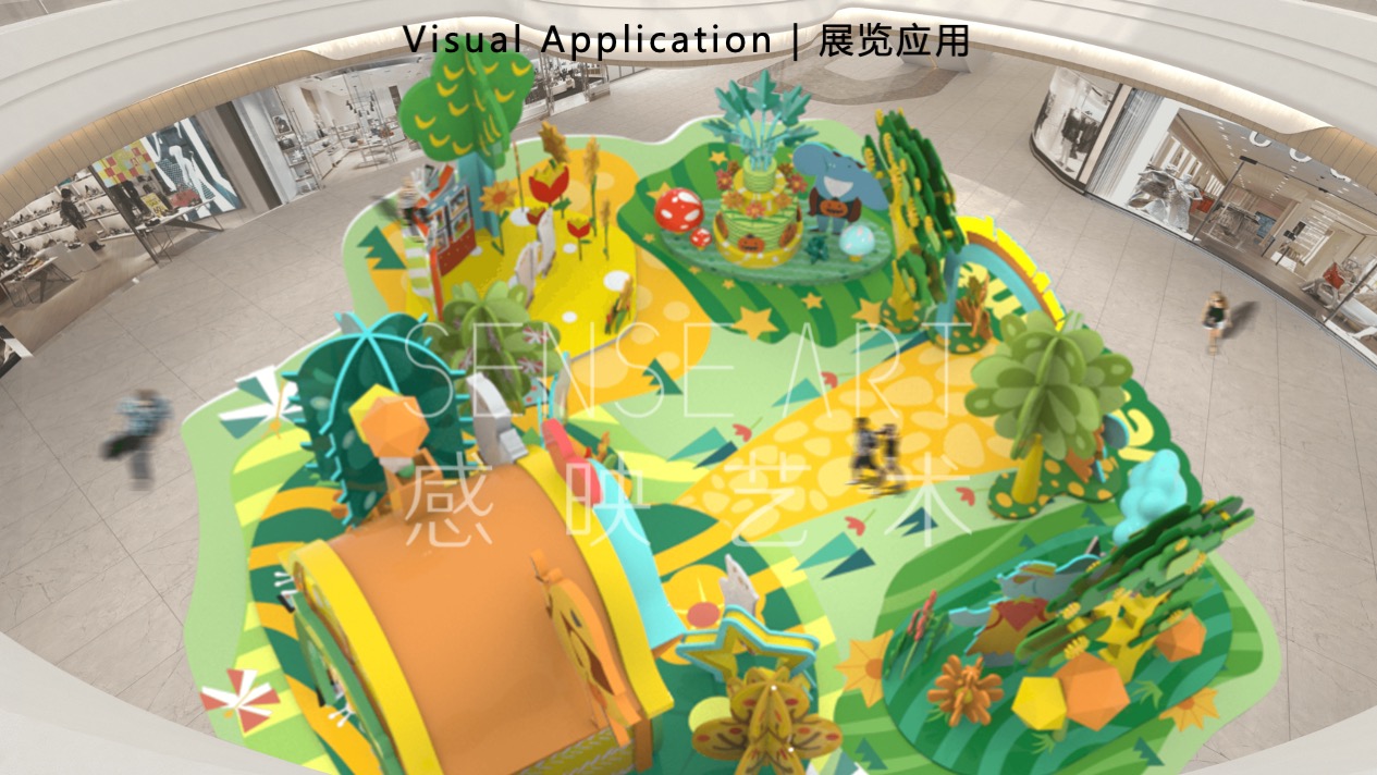 【嘟嘟象大画森游】意大利梦幻唯美艺术家艺术IP美陈装置展