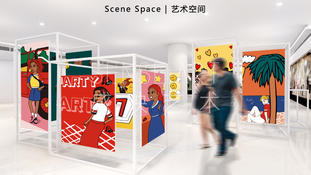 【66号青春公路】韩国萌趣潮玩主题IP美陈装置展