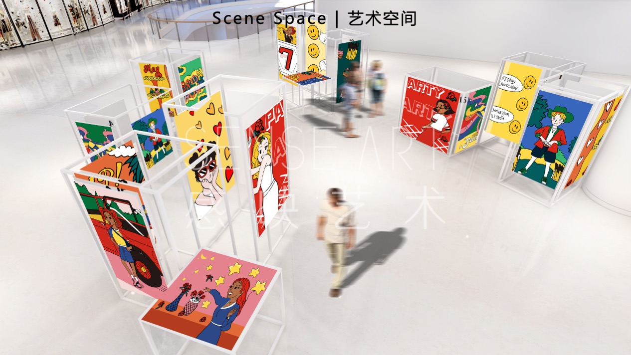 【66号青春公路】韩国萌趣潮玩主题IP美陈装置展