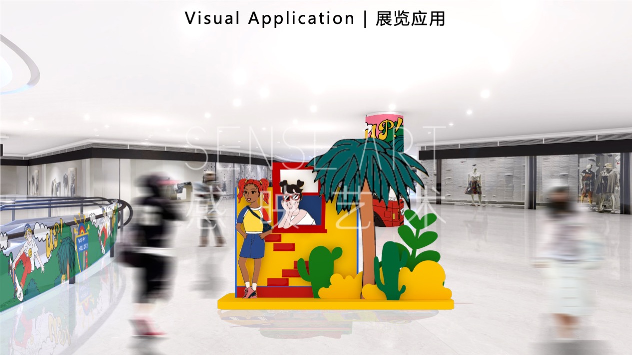 【66号青春公路】韩国萌趣潮玩主题IP美陈装置展