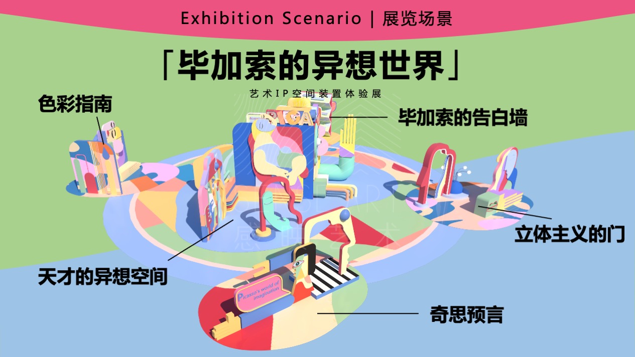 【毕加索的异想世界】艺术IP空间装置体验展