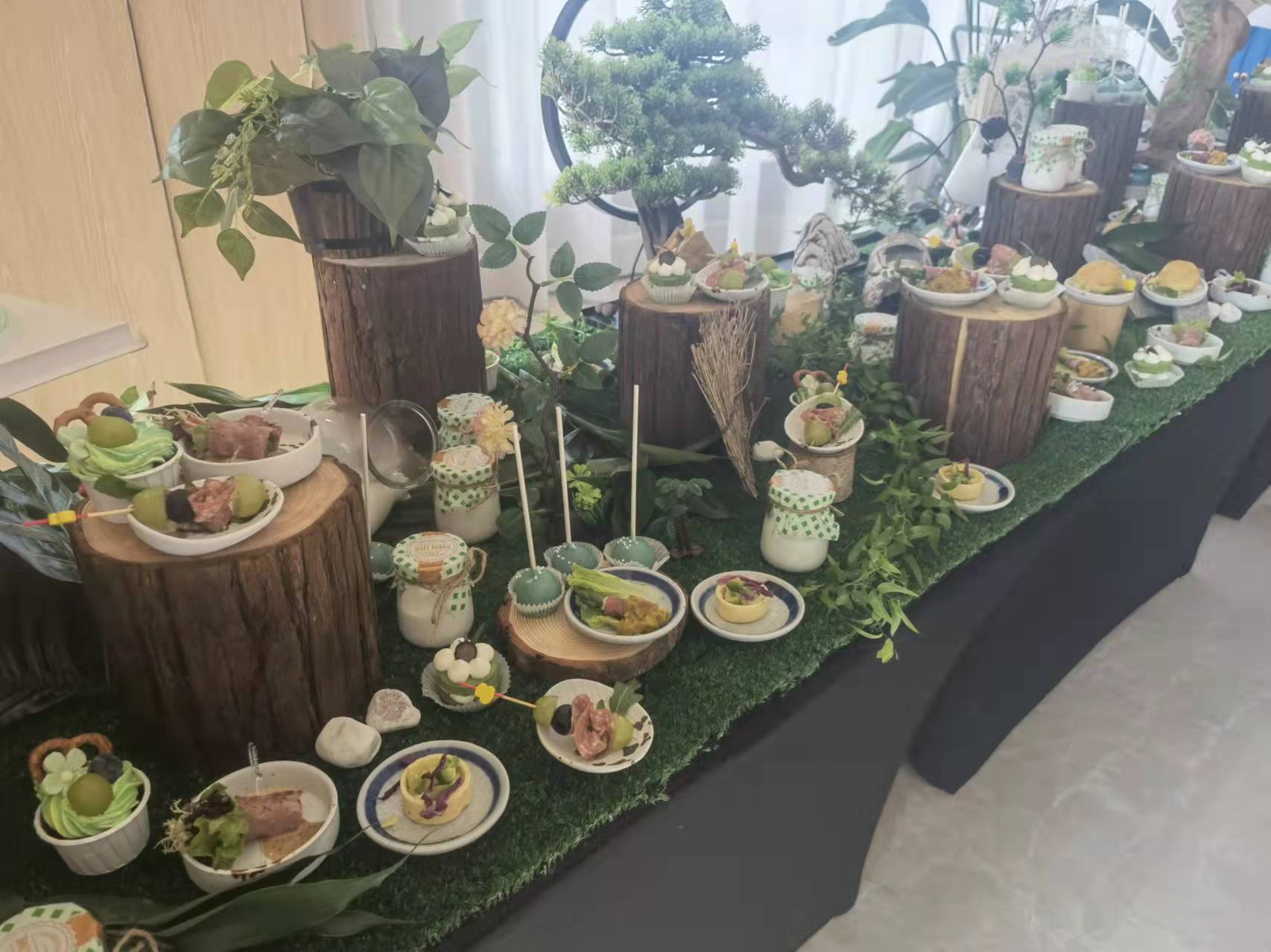 绿色主题茶歇