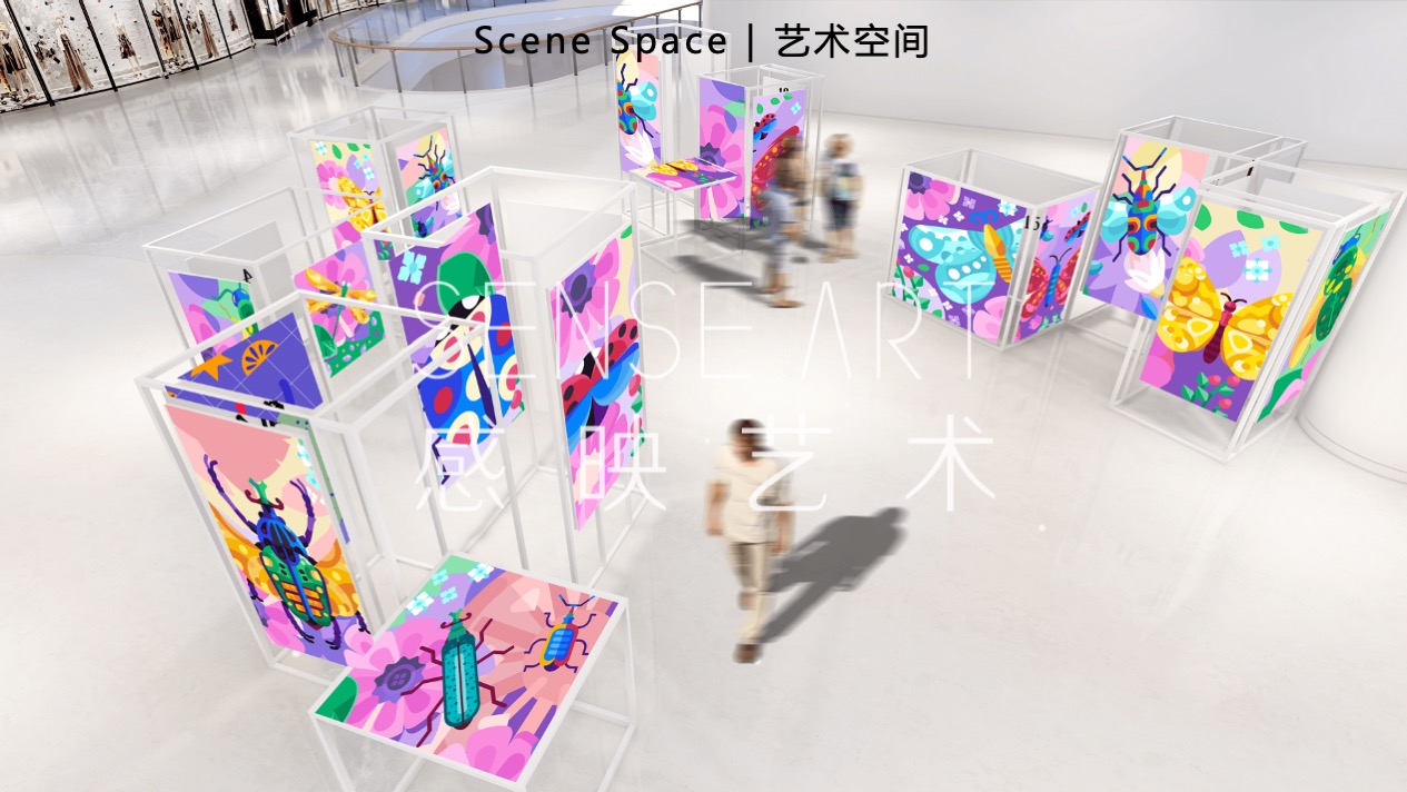 【虫语森灵博物馆】白俄罗斯插画艺术家主题IP美陈装置展