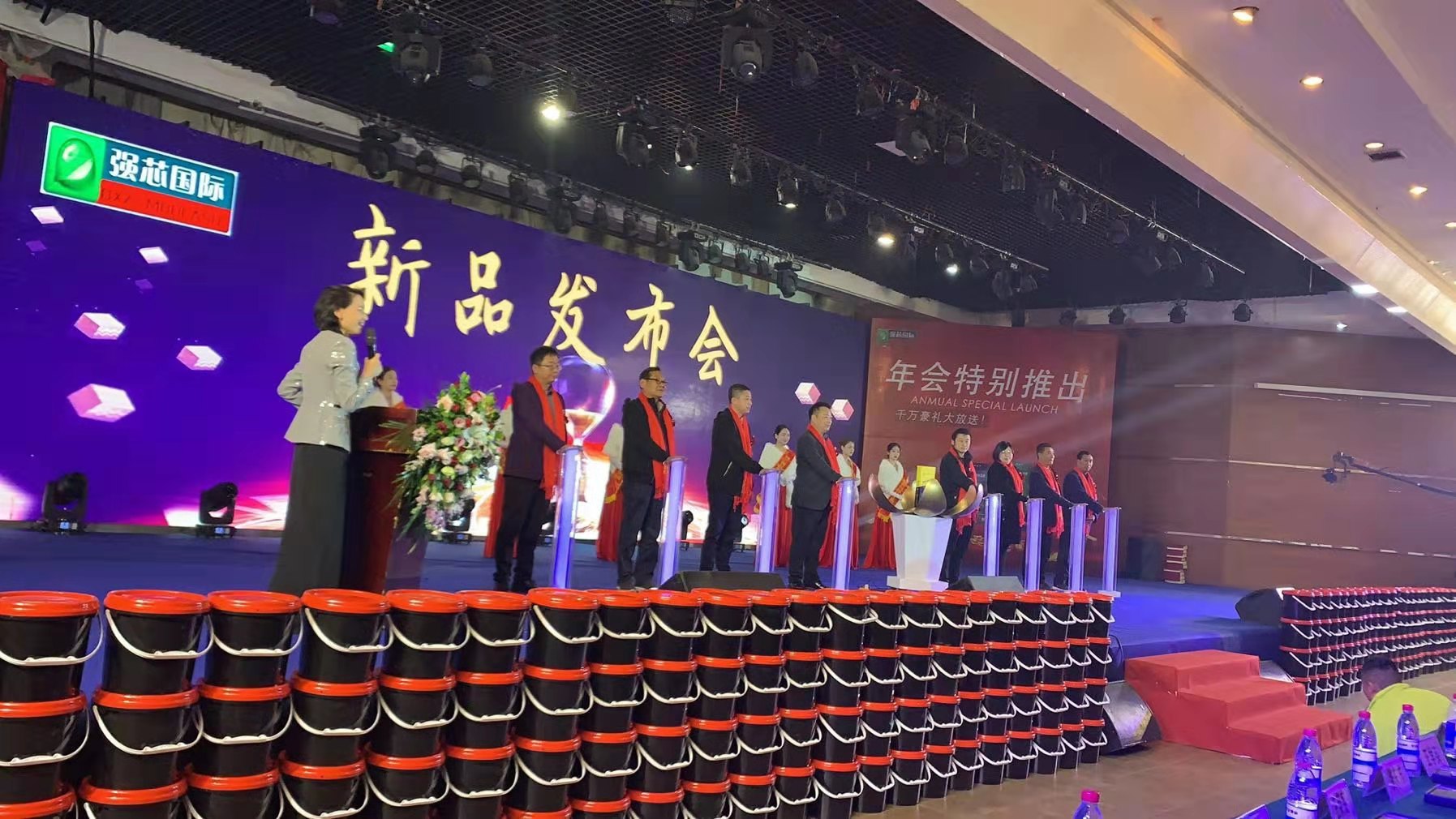 产品发布会手印能量柱 启动球启动道具出租