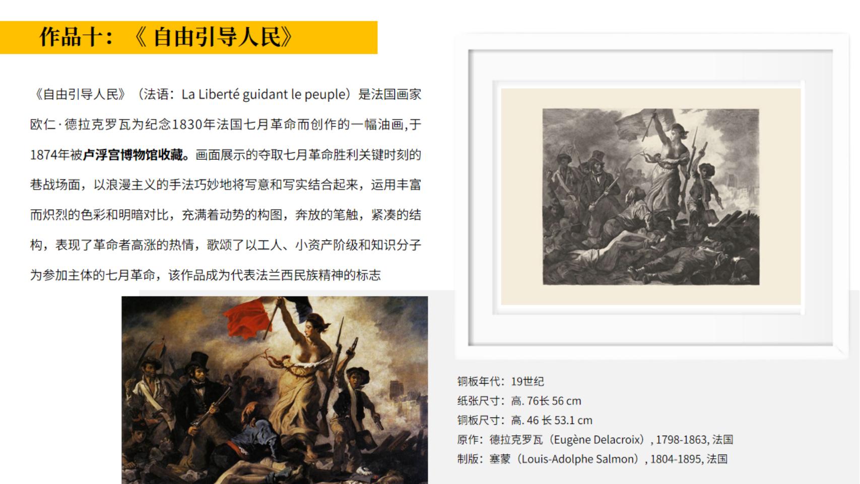 十大世界名画展—全球限量卢浮宫馆藏铜版画作品