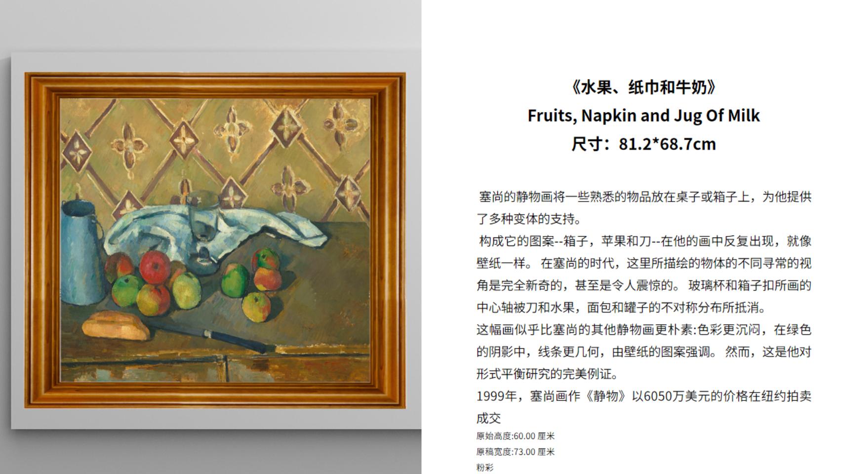 梵高、莫奈等六位印象派绘画大师名画展--数码版画作品