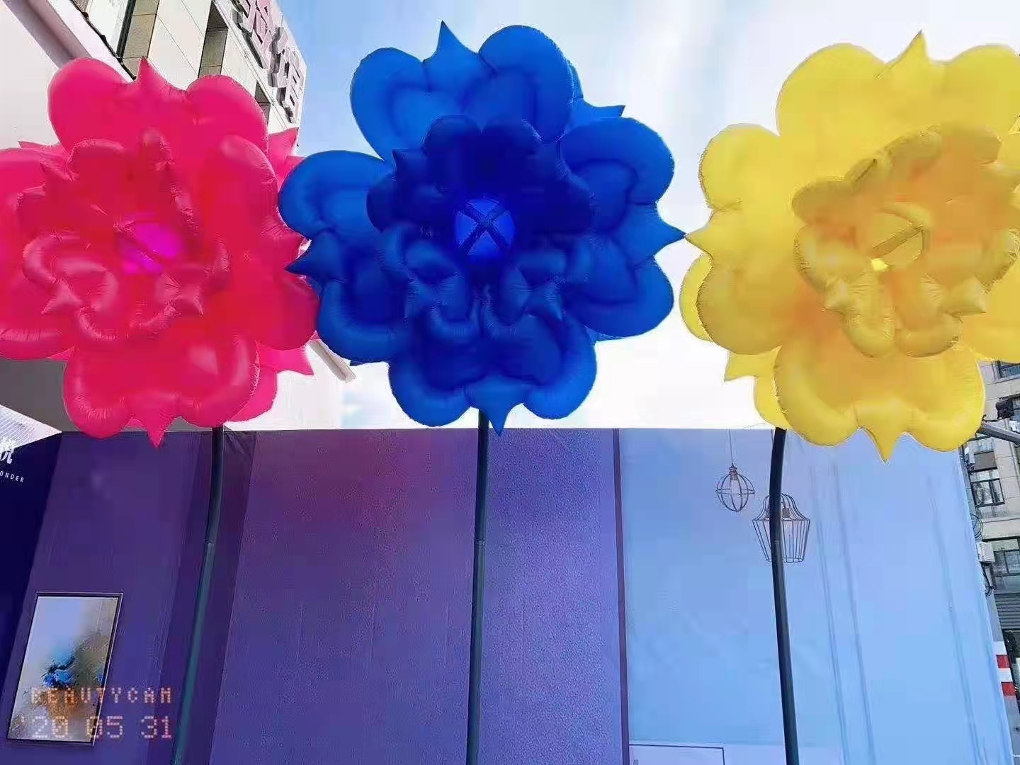 机械感应花