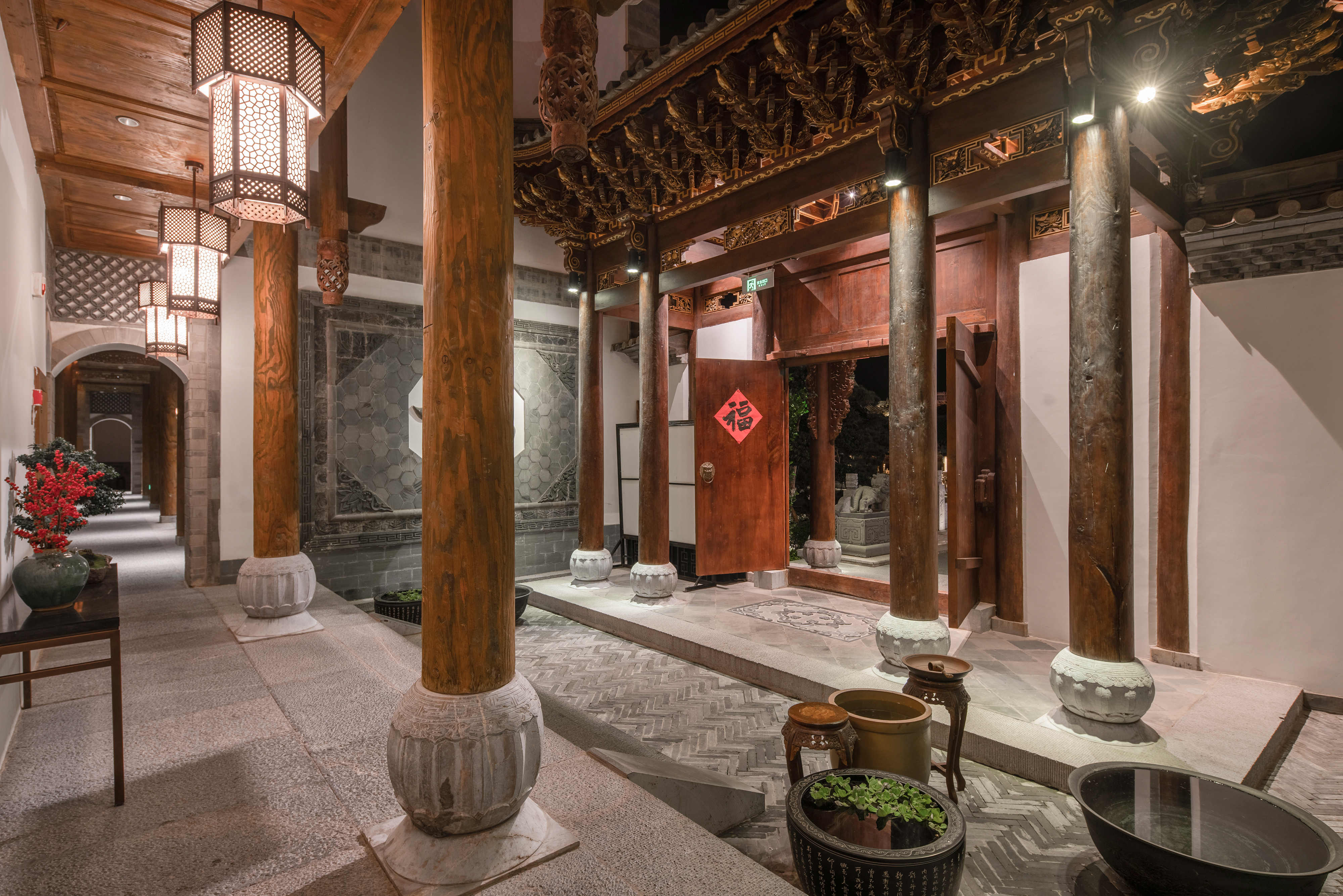 茶室、院落、会场